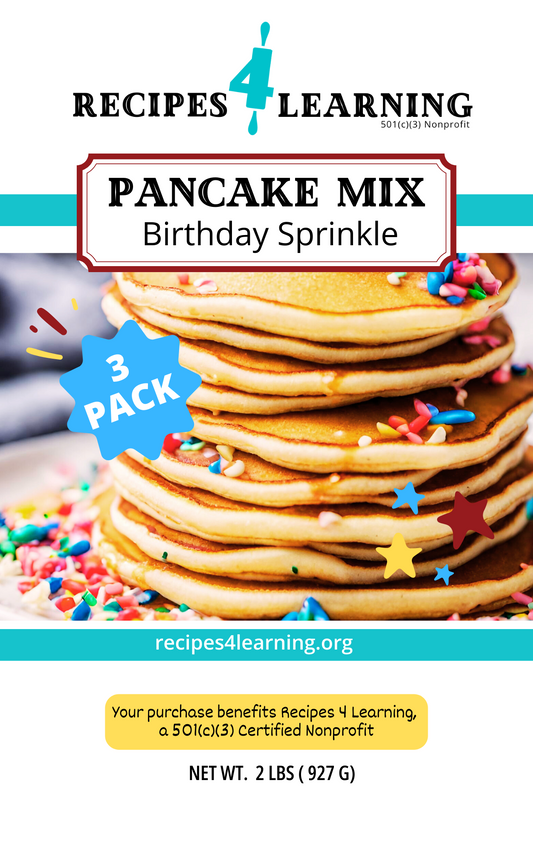 Recipes 4 Learning Pancake Mix - Birthday Sprinkle