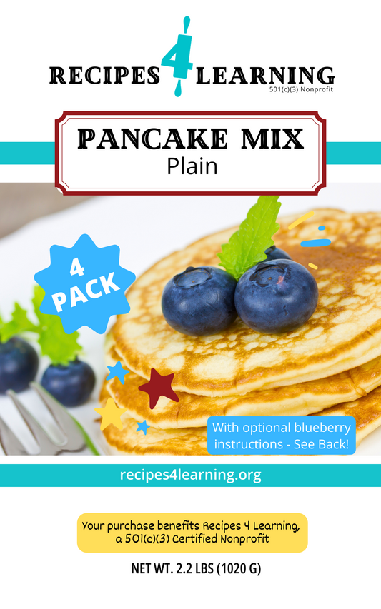 Recipes 4 Learning Pancake Mix - Plain