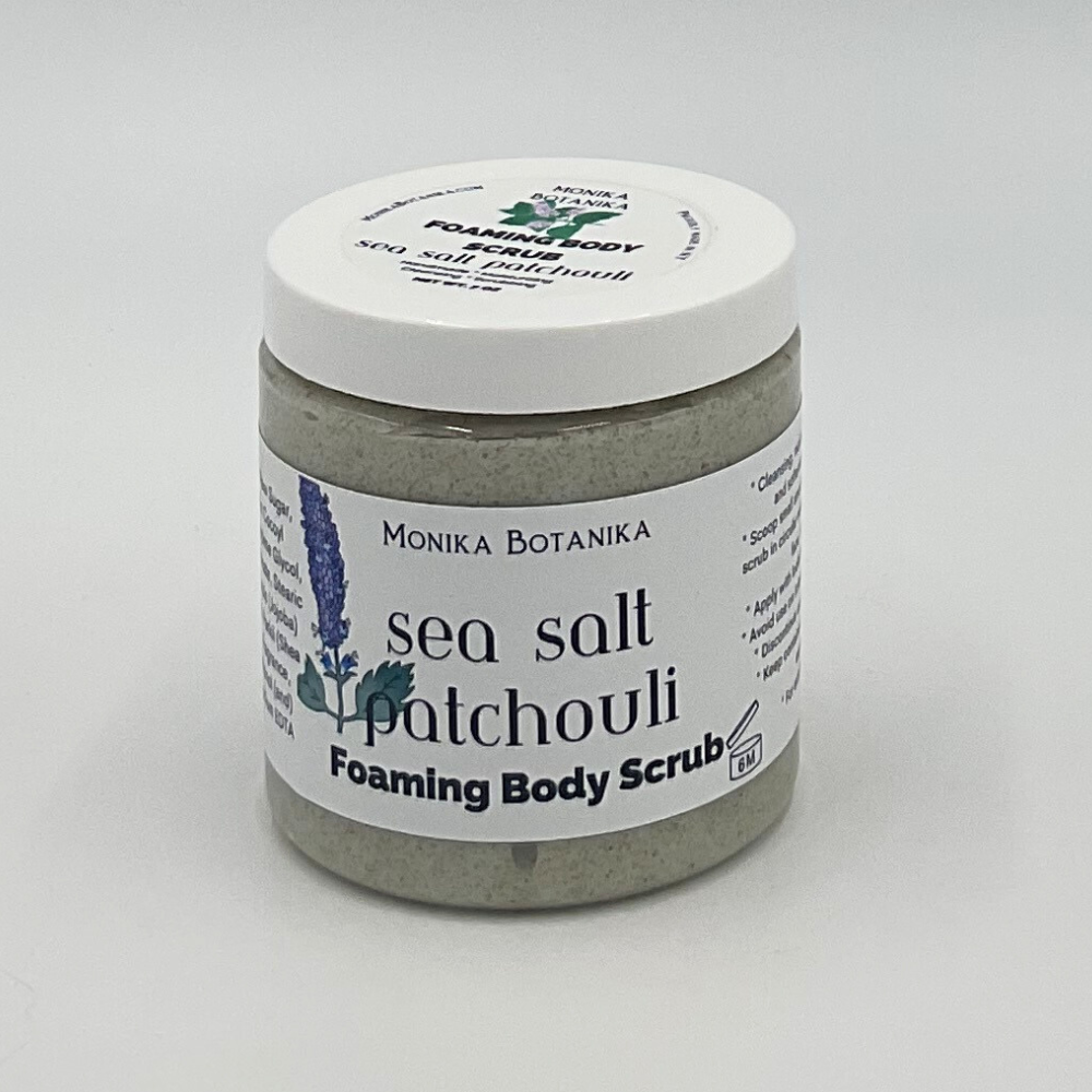 Monika Botanika Foaming Body Scrub - Sea Salt Patchouli