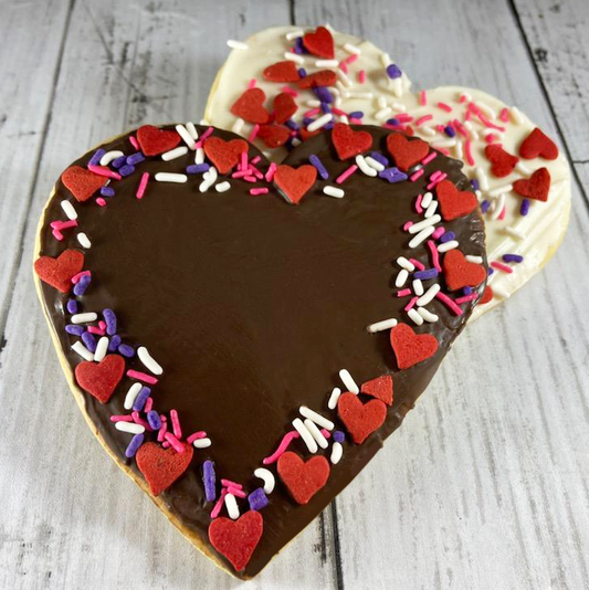 Chocolate-Covered Valentine's Sugar Cookies