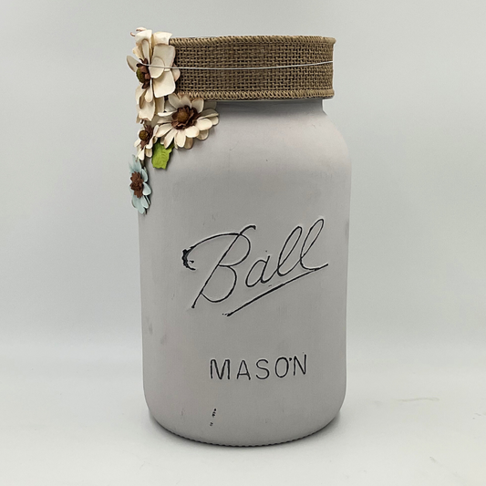 Ants & Crafts XL Pint Chalkpaint Mason Jar